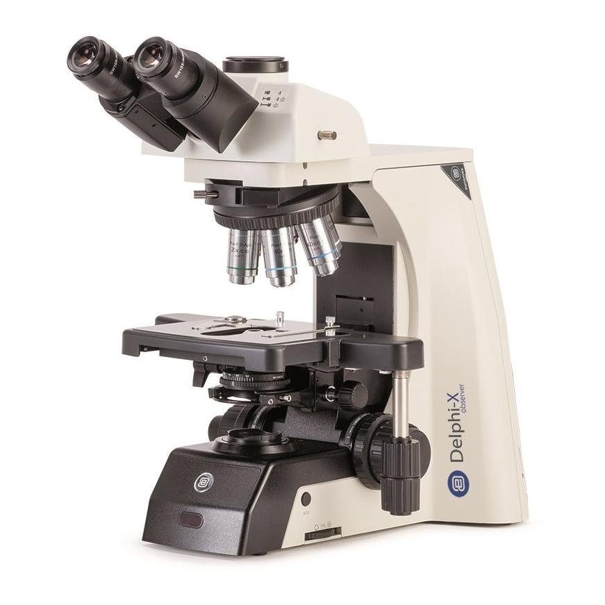 Delphi-X Observer Mikroskop LED Trino Met. APO Fluarex 40-1000x