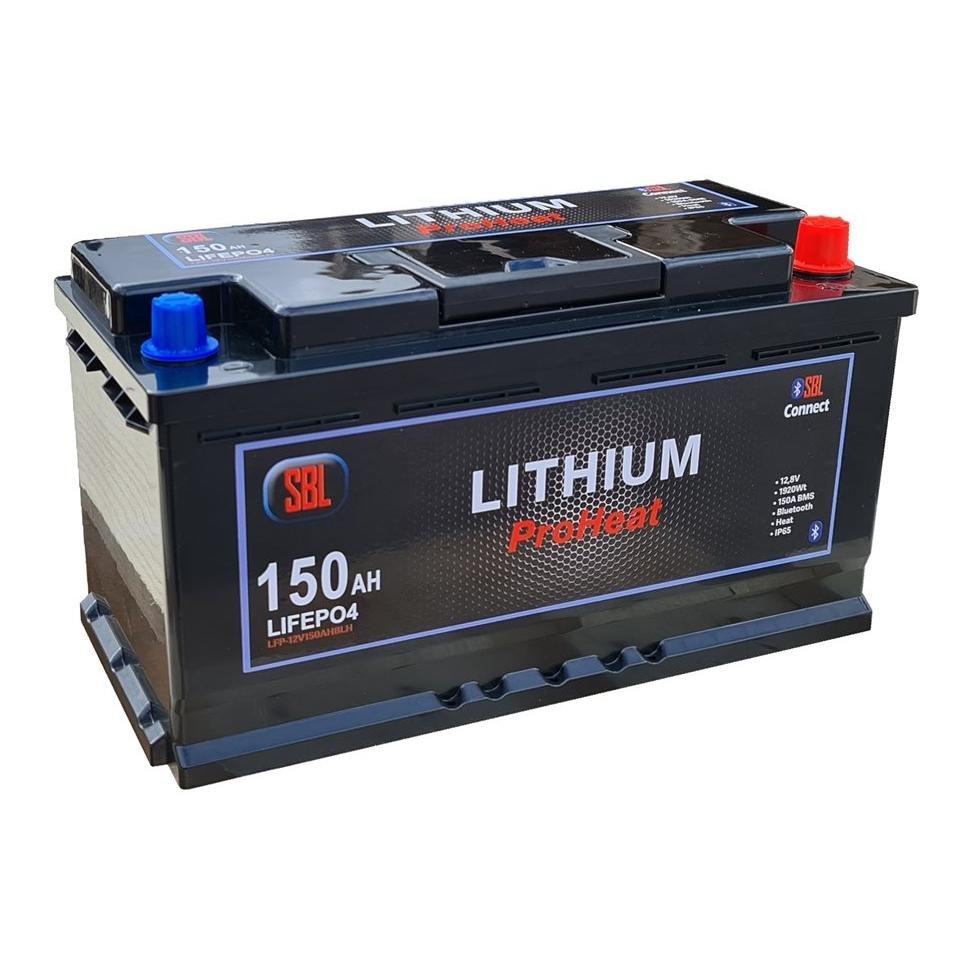 Lithium Batteri 12V 150 Ah Bluetooth Heat