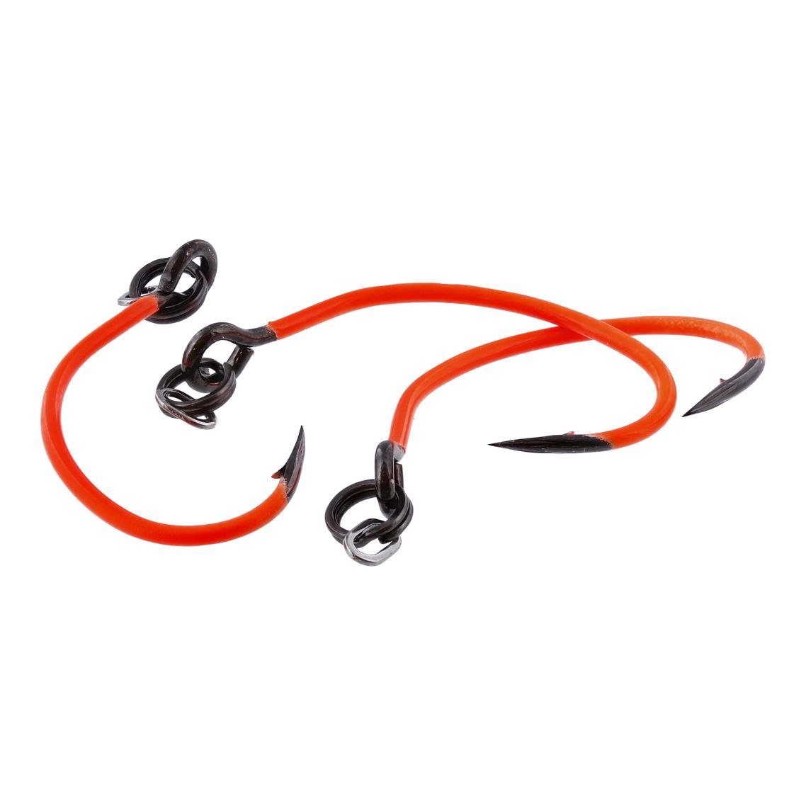 Rigged Seatrout – Singel Hooks UV Orange