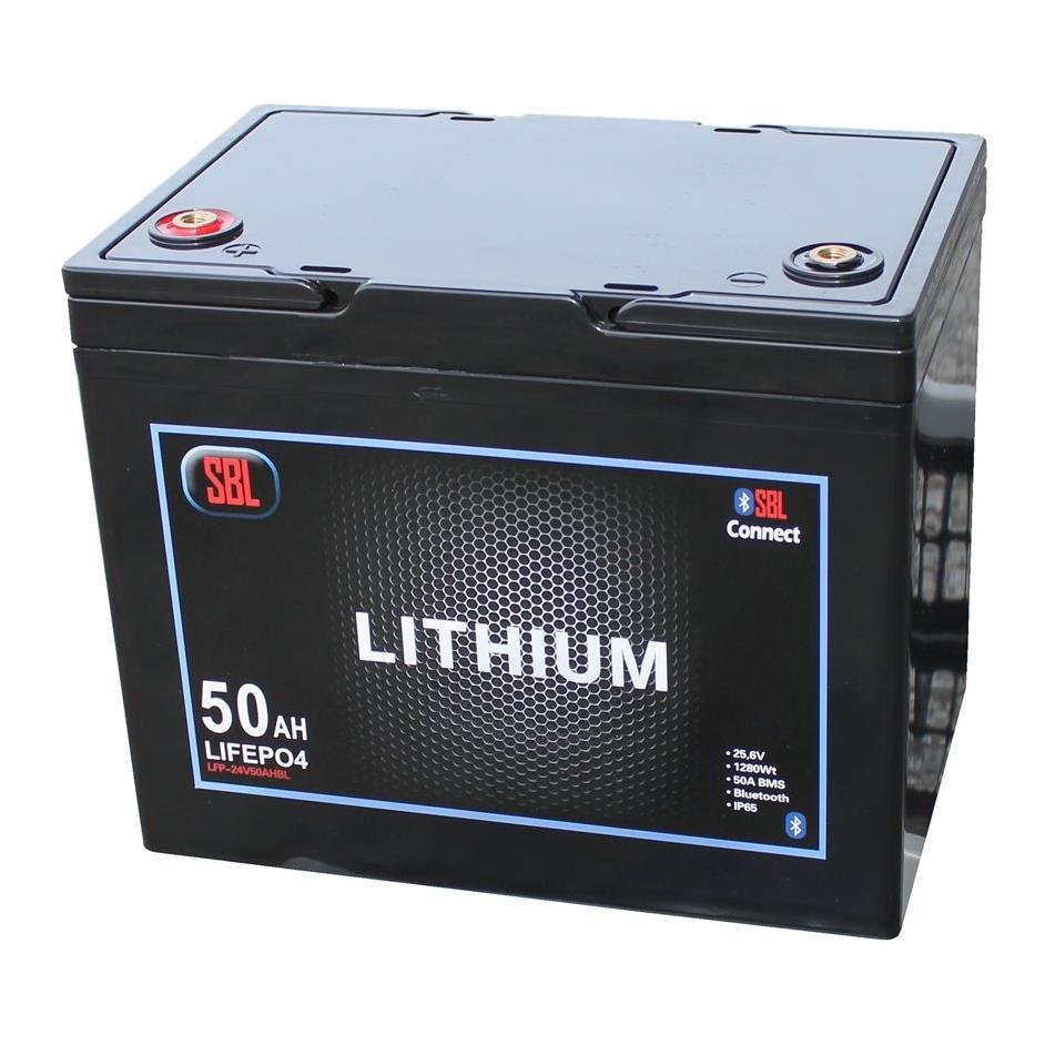 Lithium Batteri 24V 50 Ah Bluetooth Heat