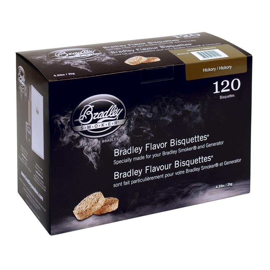 Bradley Bisquettes Hickory 120 pack