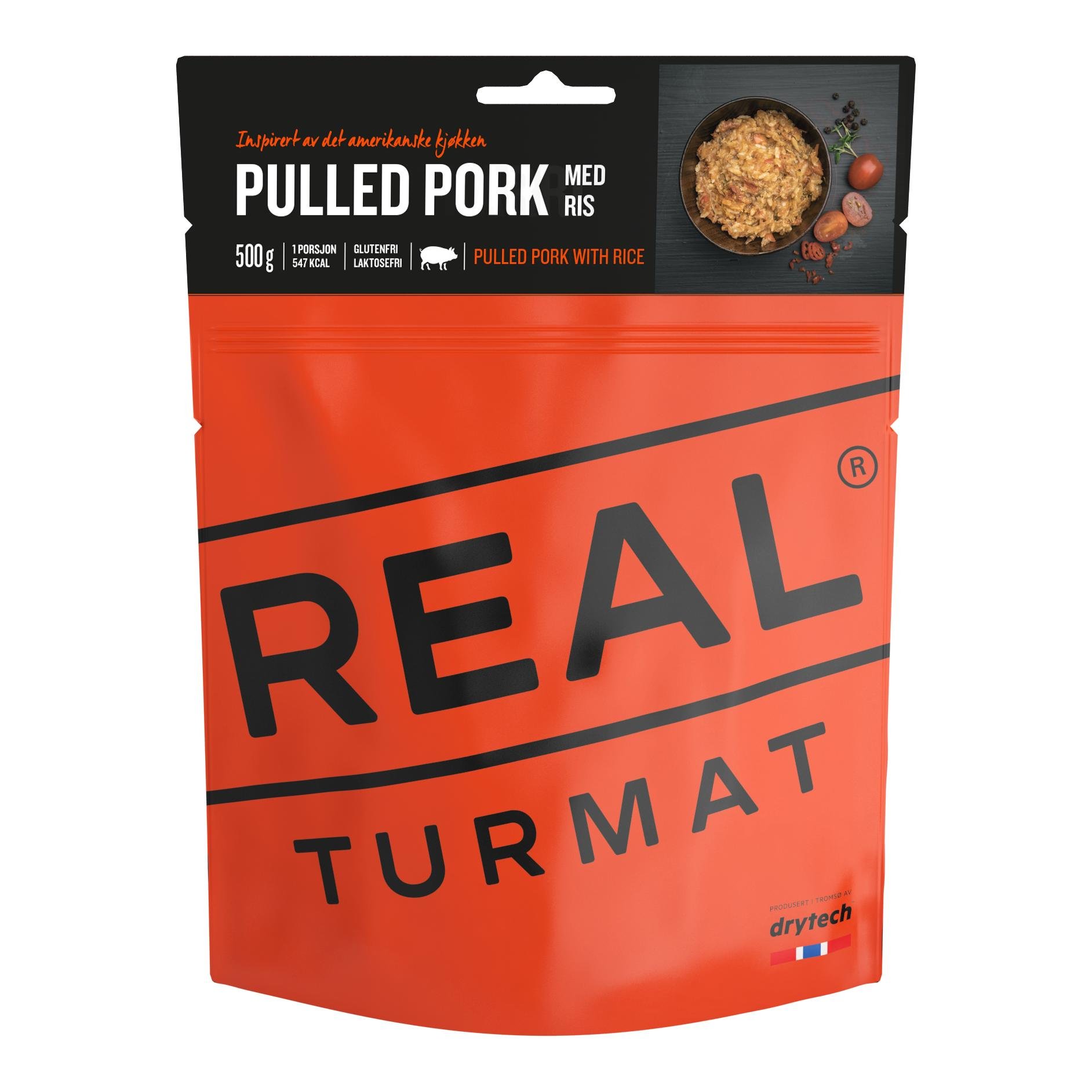 Real Turmat Pulled Pork med ris