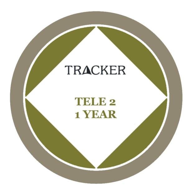 Tracker Tele2 Påfyllnadskod till SIM 1 år