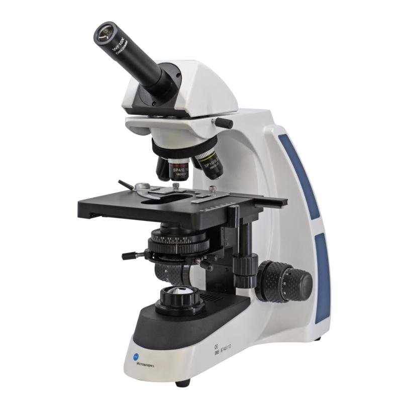 Mikroskop BMS D2-230SP Mono 40 100 400 och 1000X halvplan optik