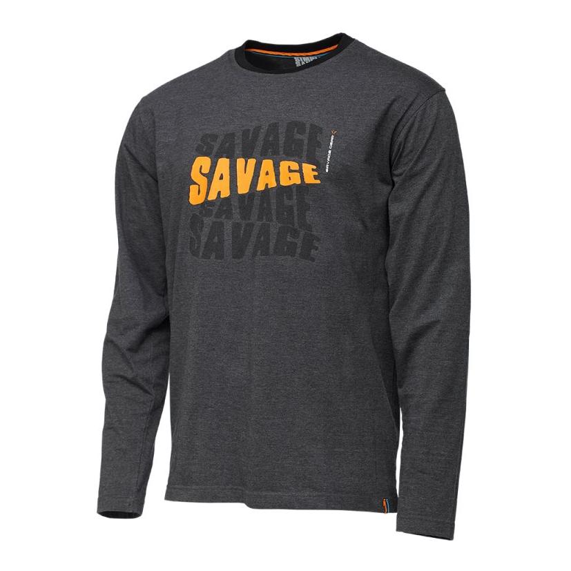 Läs mer om Simply Savage Logo-Tee Long Sleeve