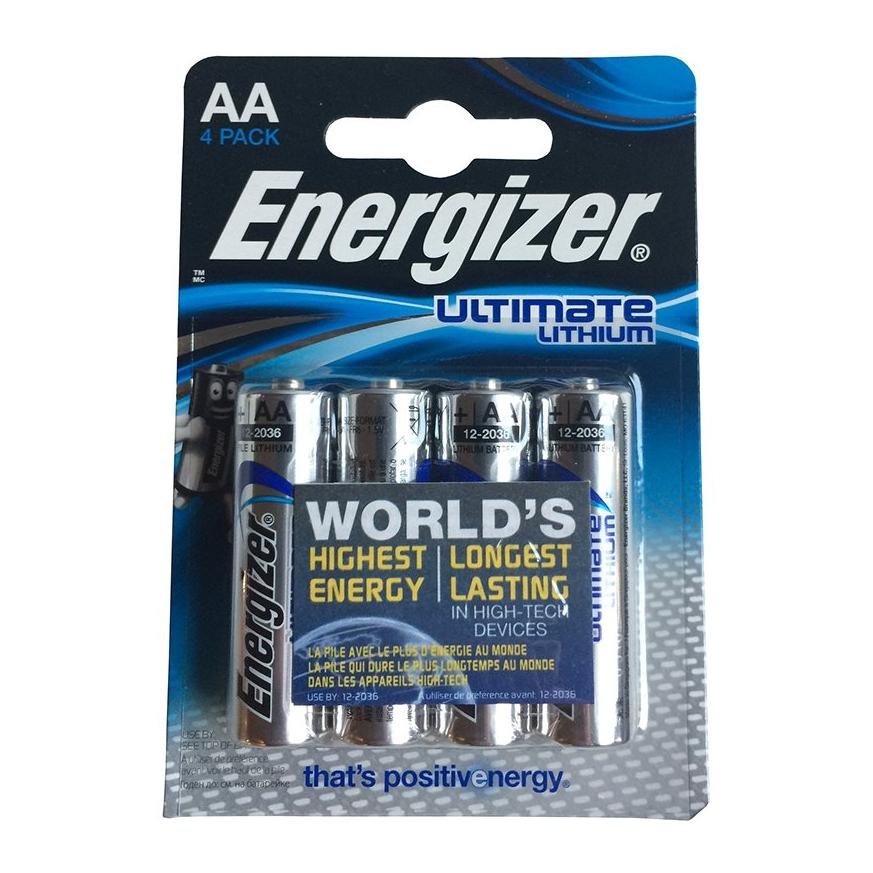 Energizer Batteri AA Lithium 1,5 V 4 Pack