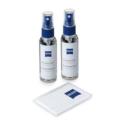 Produktfoto för Zeiss rengöringsspray 2 x 60 ml + mikrofiberduk 2390-368 Rengöringssats för kameror