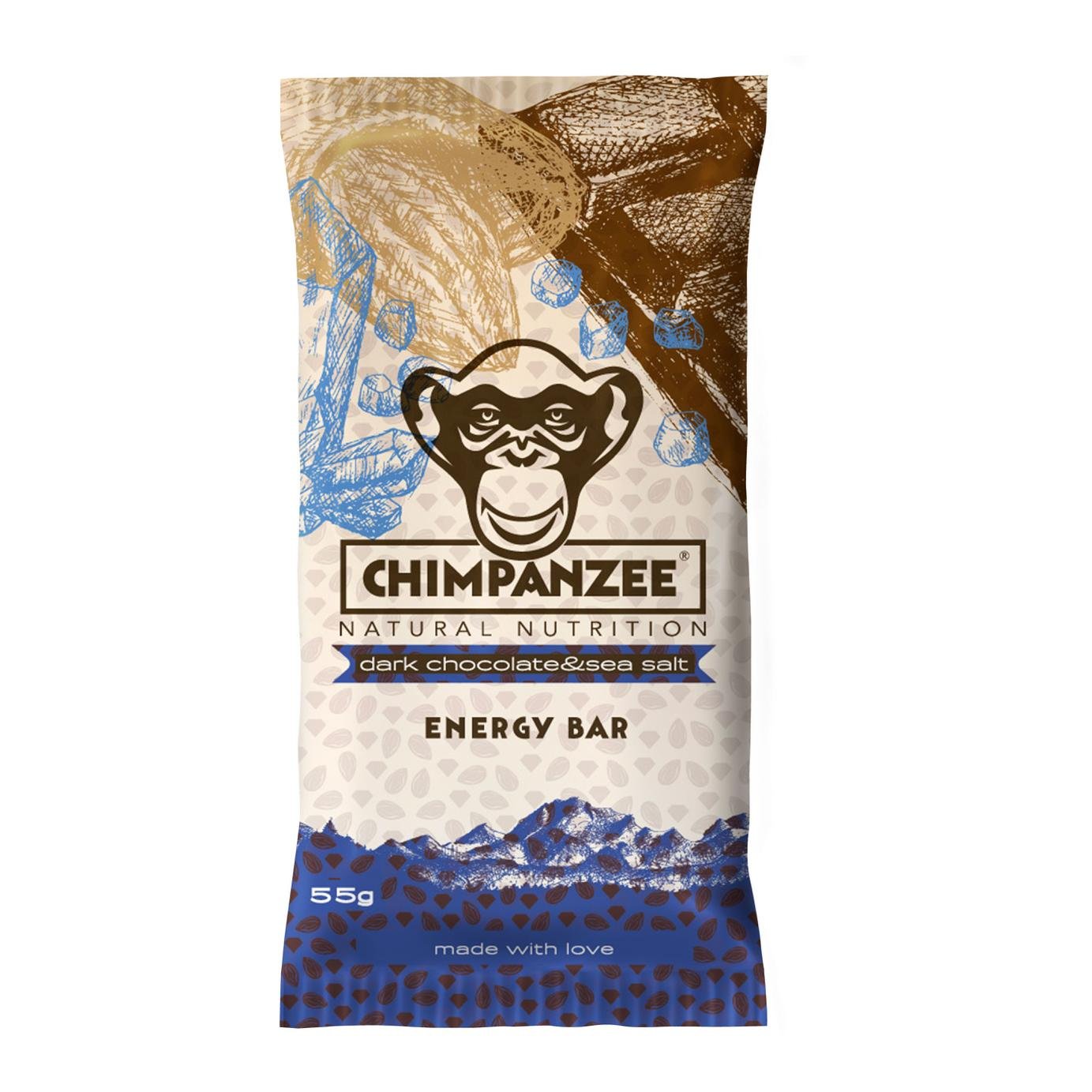 Chimpanzee Energy Bar Dk Chocolate & SeaSalt