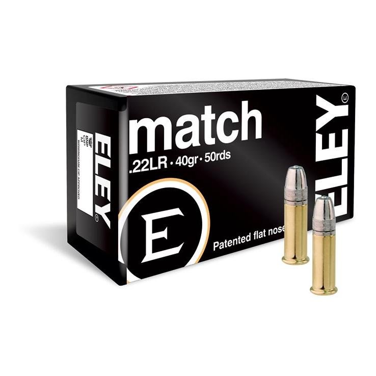 ELEY Match Patented Flat Nose 50 st/ask
