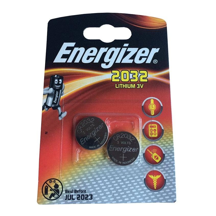 Energizer Batteri CR2032 Lithium 3 V 2 Pack
