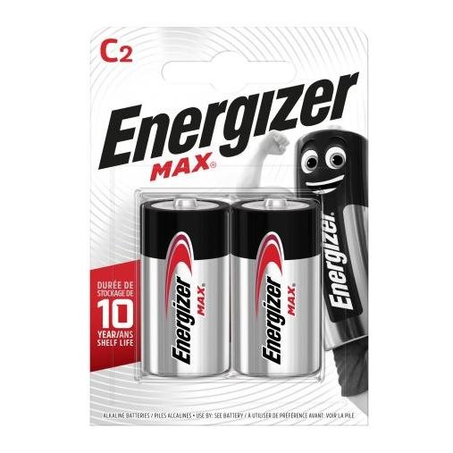 Energizer Batteri C Alkaliska 1,5 V 2 Pack