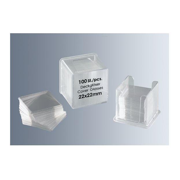 Täckglas, borosilikat, tjocklek 1, 0,13 - 0,16 mm, DIN ISO 8255