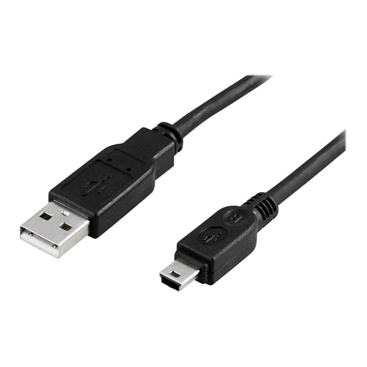 USB 2.0 till mini-USB kabel 0,5 m
