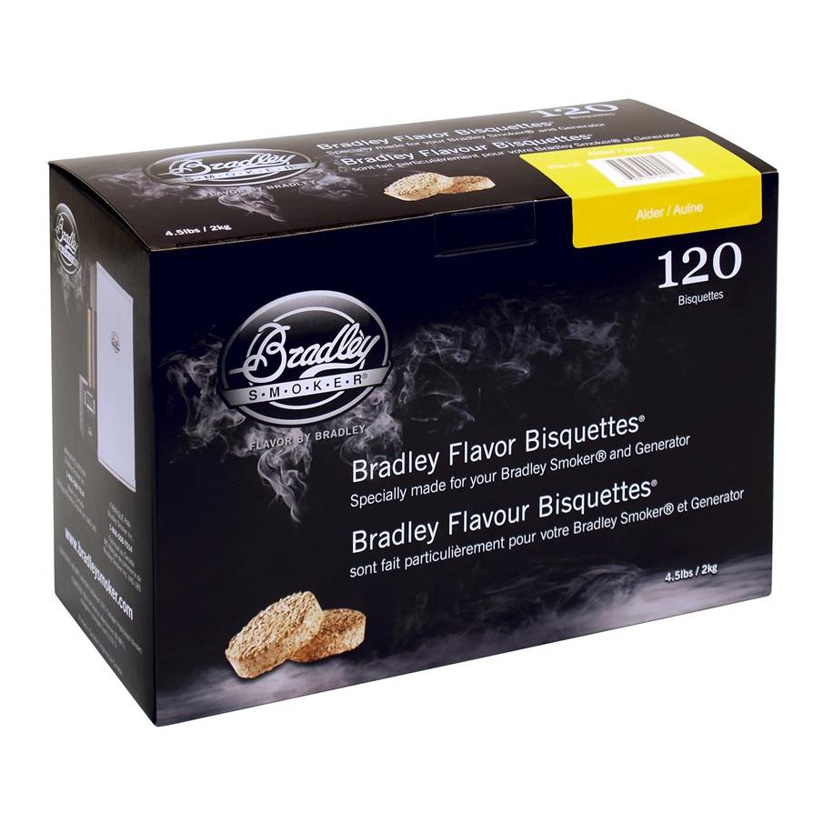 Bradley Bisquettes Alder (Al) 120 pack