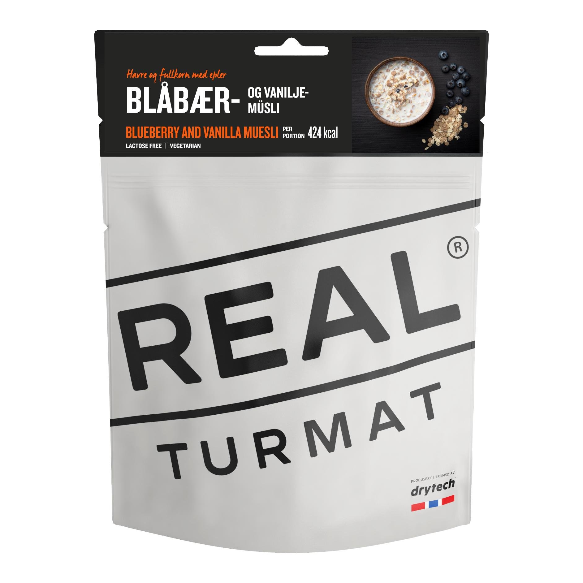 Real Turmat Blåbär- och vaniljmüsli