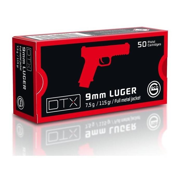 Geco DTX 9 mm Luger 7,5 g/115 gr 50 st/ask
