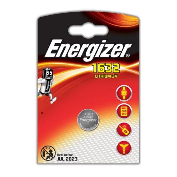 Energizer Batteri CR1632 Lithium 3 V 1 Pack
