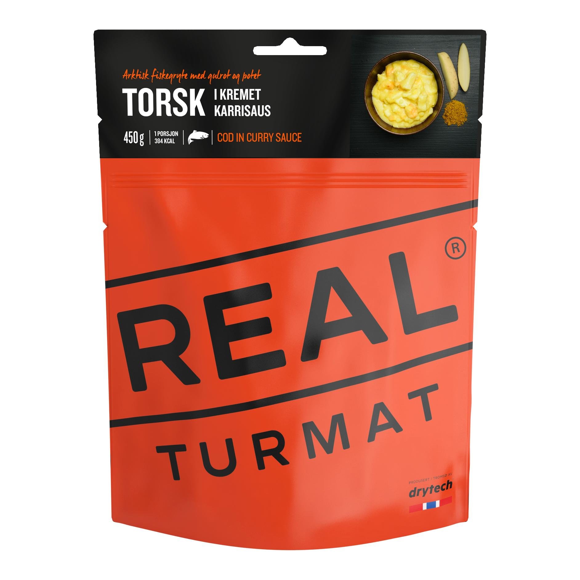 Real Turmat Torsk i krämig currysås