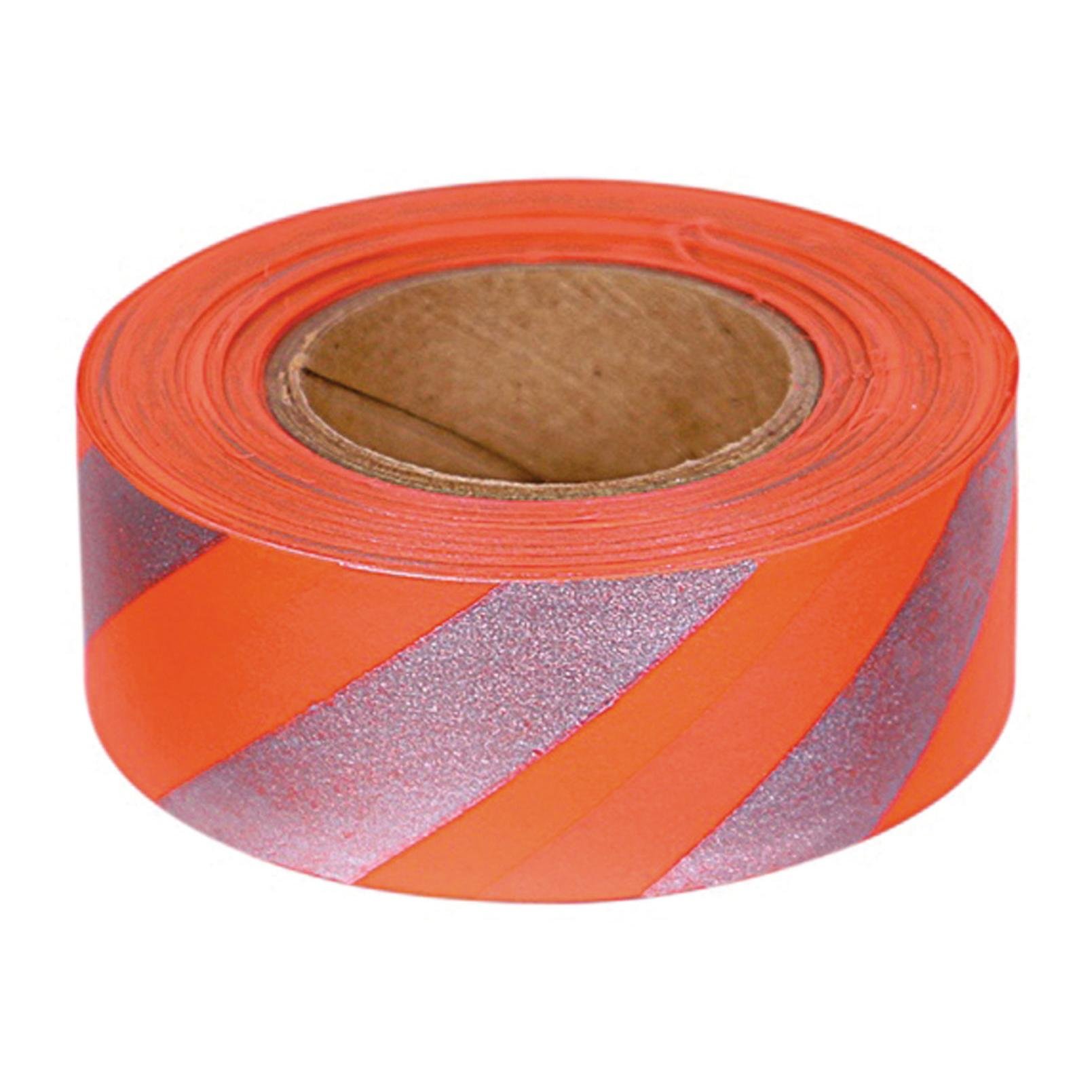Snitselband plast med reflex. 25 mm x 45 m. orange