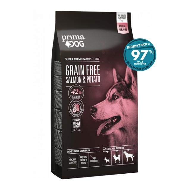Dog Adult All Breed Grainfree Lax och Potatis 1,5kg eller 10 kg