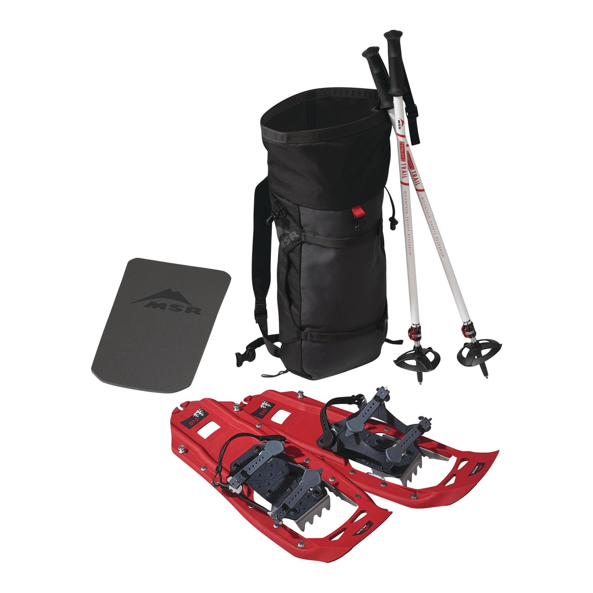 MSR Snösko EVO kit – paket med ryggsäck och stavar