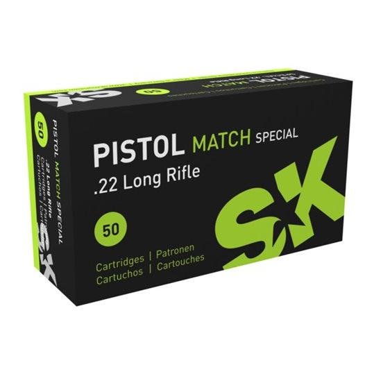 Pistol Match Spezial 22 LR LRN 50 st/ask