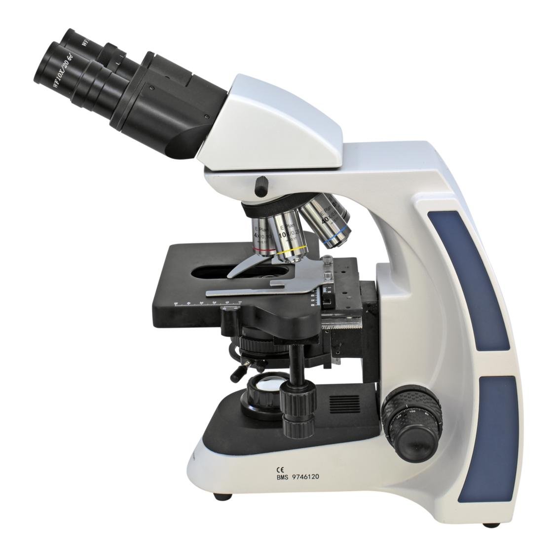 Mikroskop BMS D3-220EP Bino 40 100 400 och 1000X E-plan optik