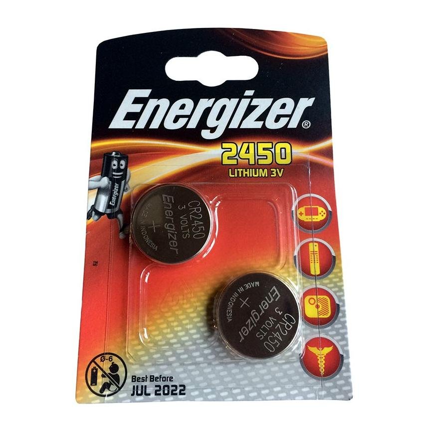 Energizer Batteri CR2450 Lithium 3 V 2 Pack