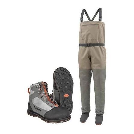 Läs mer om Tributary Vadarset Stockingfoot Tan L & Boot Striker Grey Stl 8