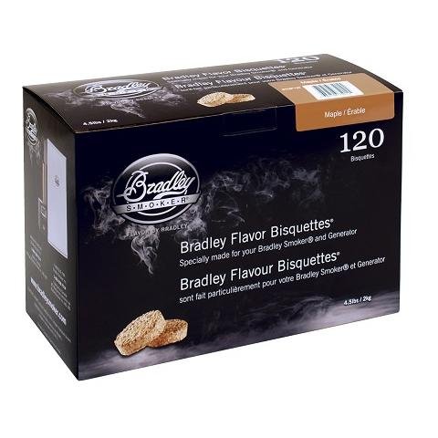Bradley Rökbriketter Maple (Lönn) 120 pack