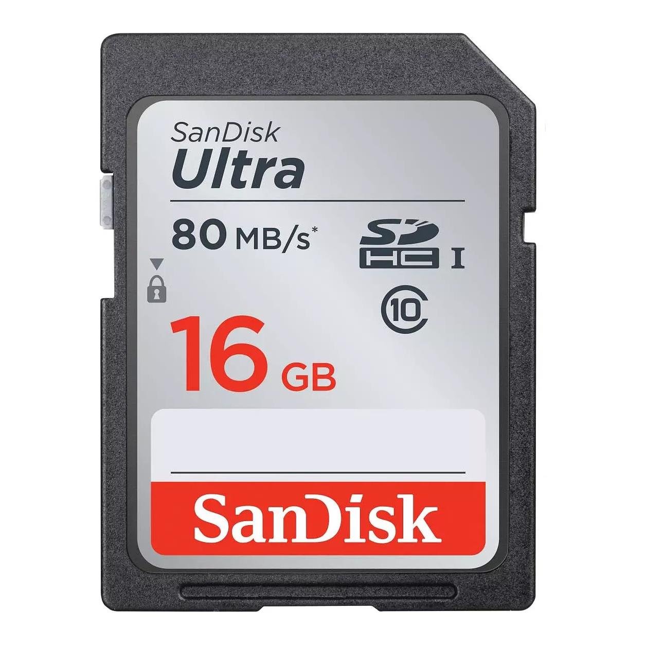 Sandisk Minneskort 16GB SDHC Ultra Class 10