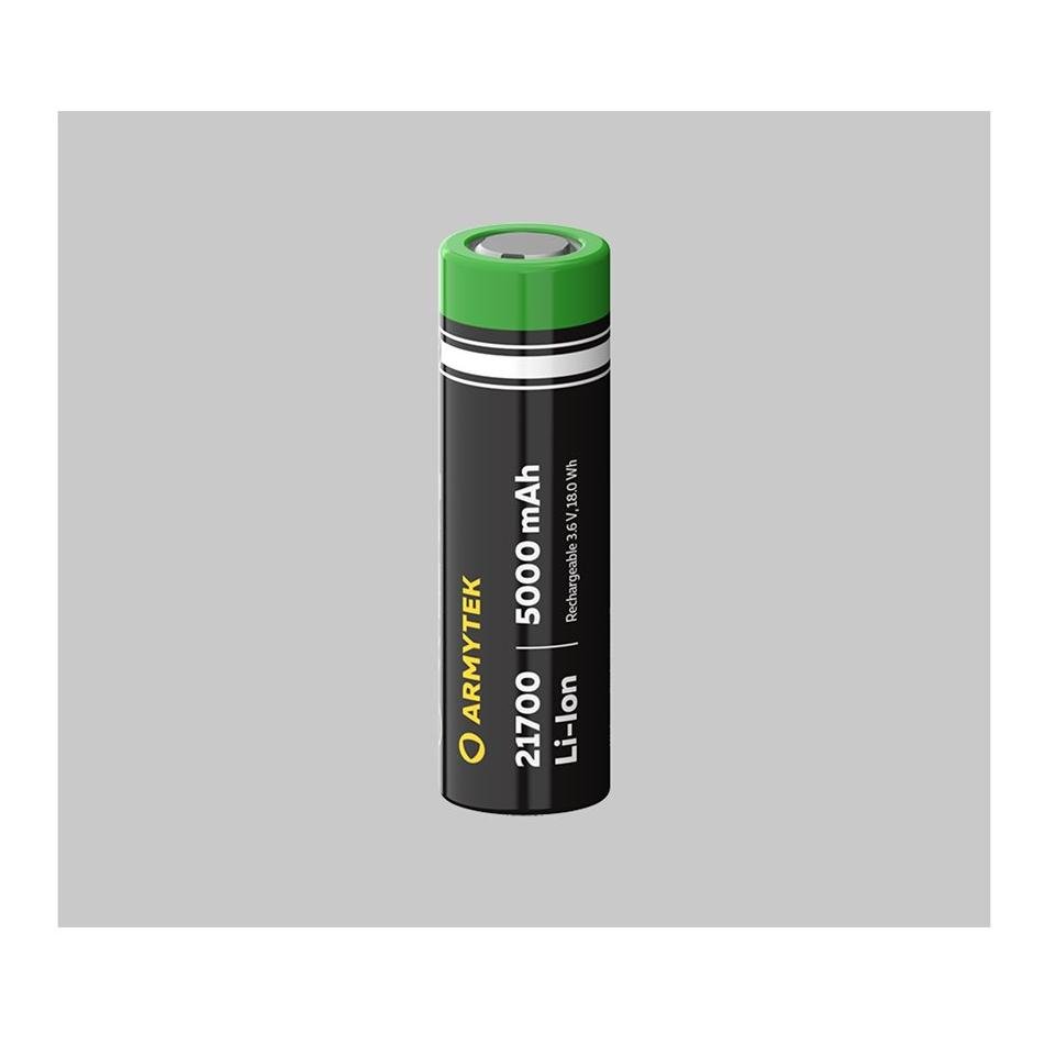 21700 Li-Ion 5000 mAh Battery Unprotected