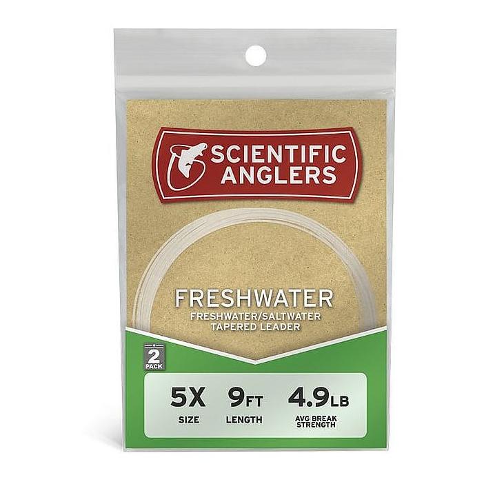 Scientific Anglers Freshwater Leader 9 fot Nylontafs